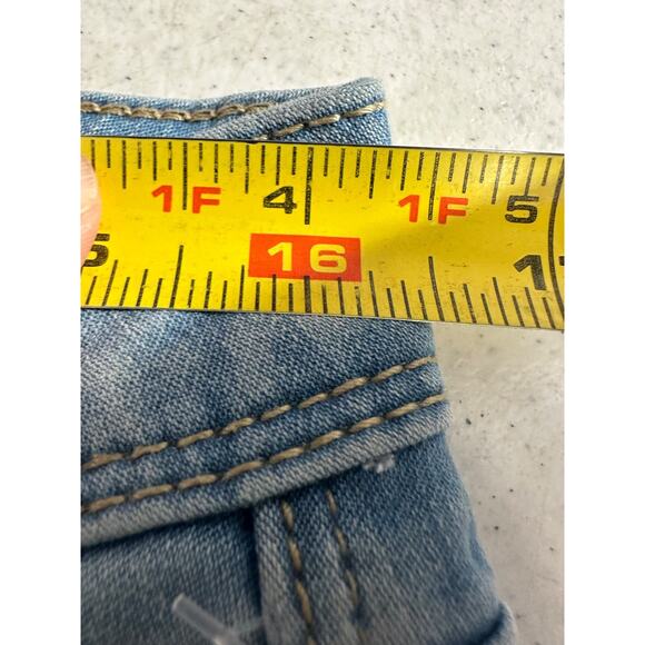 Guess Medium Rise Slim Boot Visha Fit Sz 29 Womens Pre-Owned Jeans Boho Y2K C21 - Picture 7 of 8